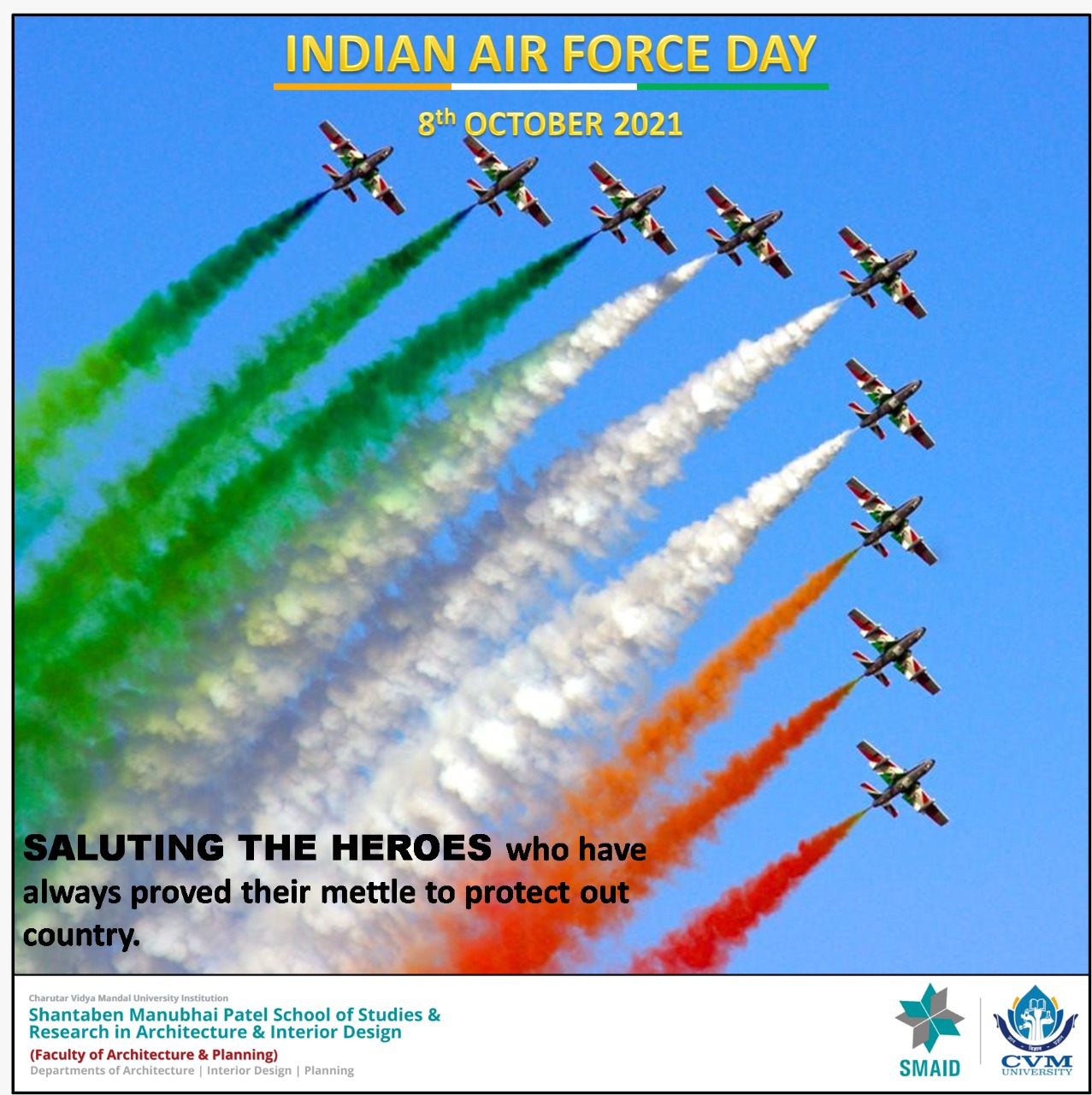 8th October Indian Air Force Day
