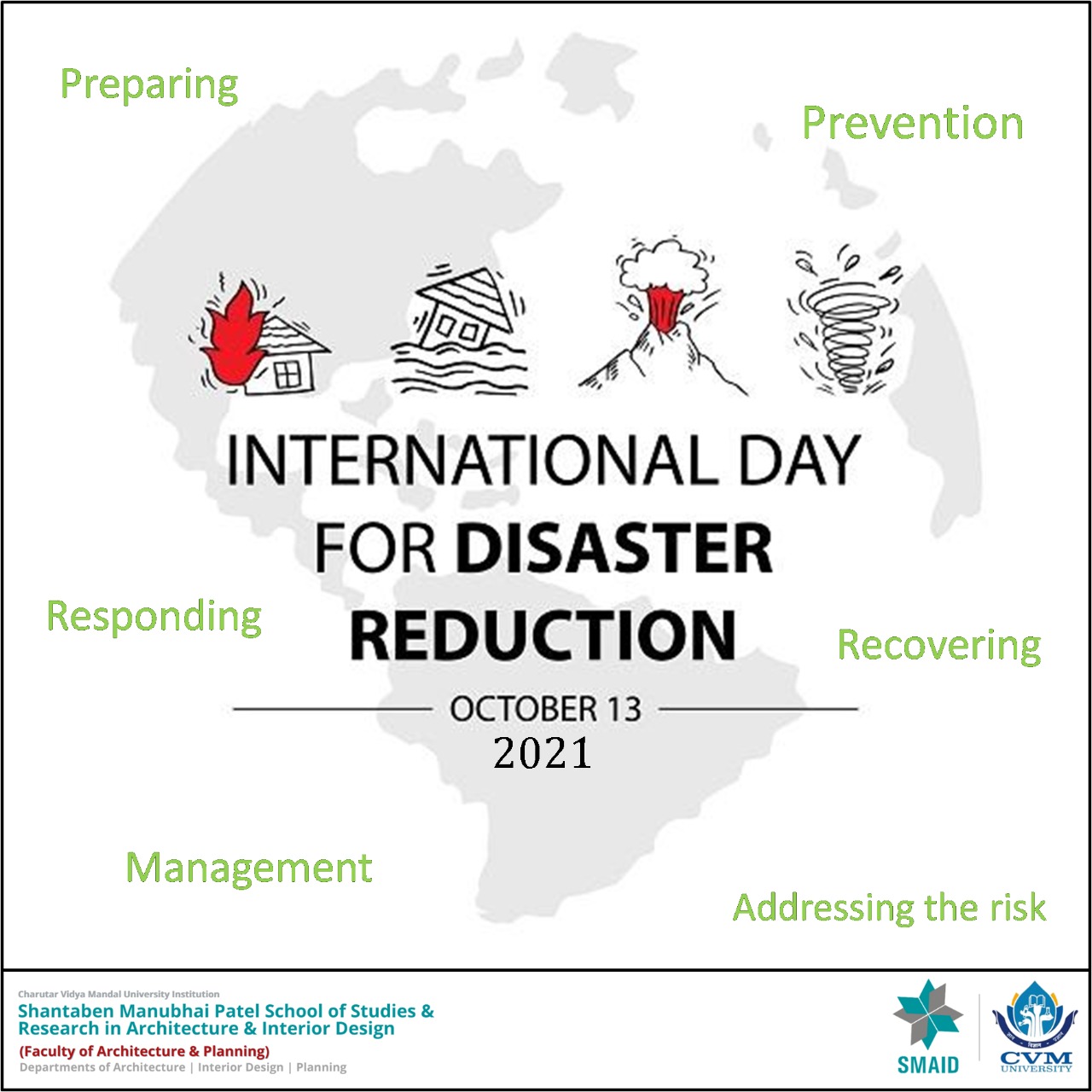 13th October International Day for Disaster Reduction