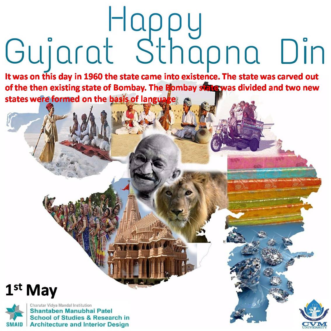 1st May Gujarat Sthapana Day