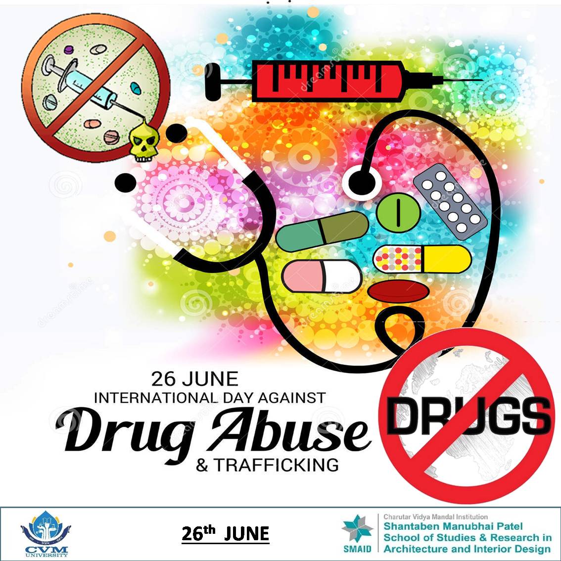 26th June Int. Day Against Drug Abuse & traficking