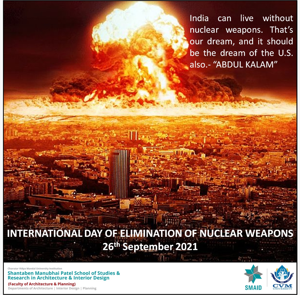 26th Sept_International Day of Elimination of nuclear weapons